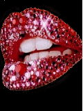 Gif animé bouche kiss me